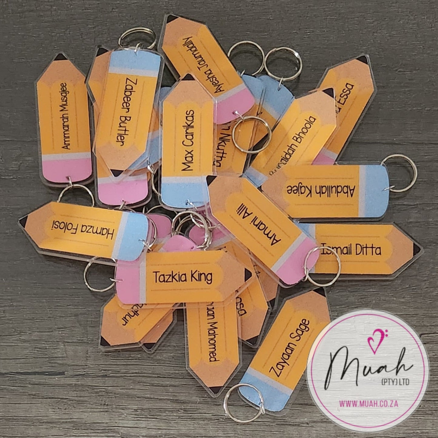 Pencil Keyrings