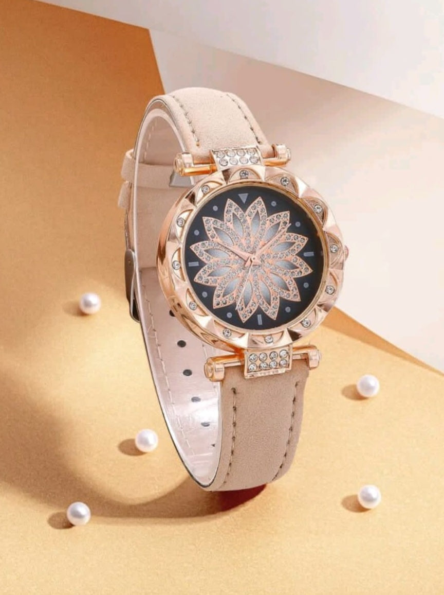 Beige watch