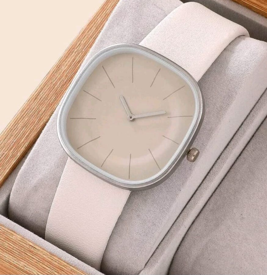 Cream ladies watch