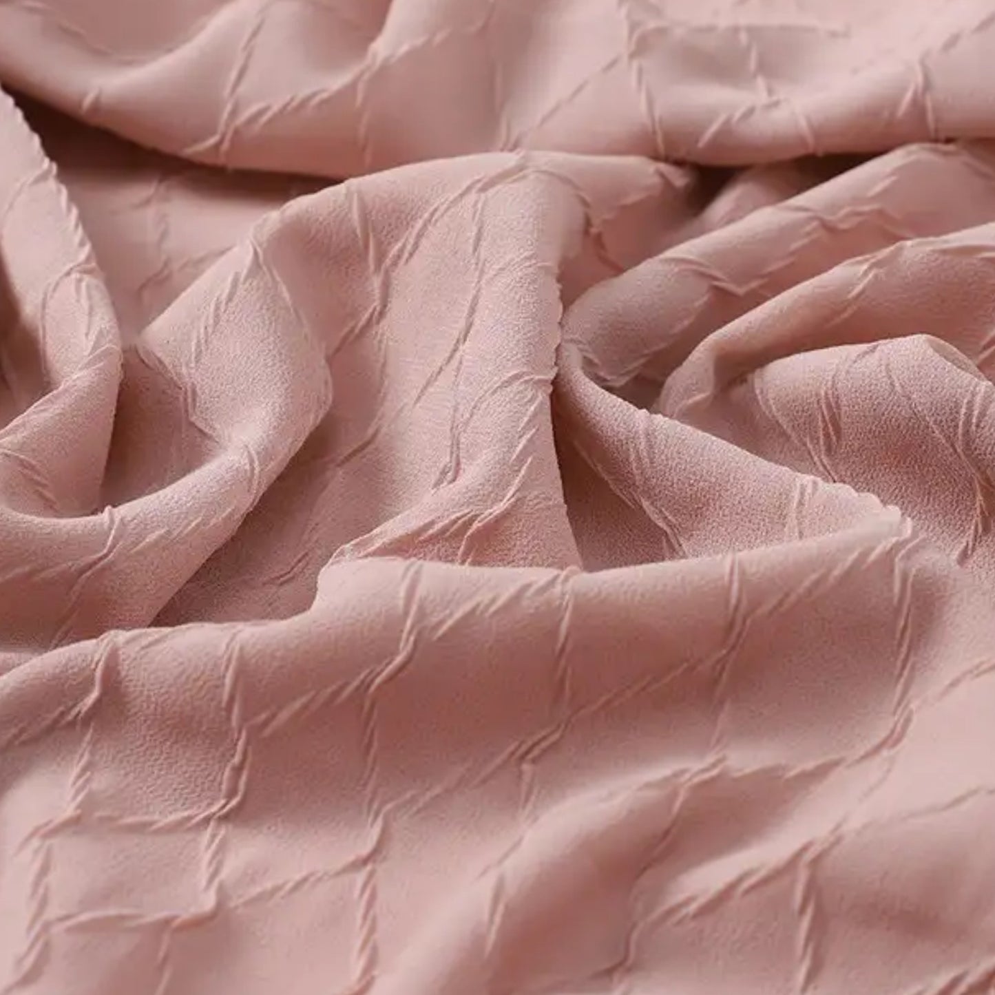 Geometric Embossed Chiffon