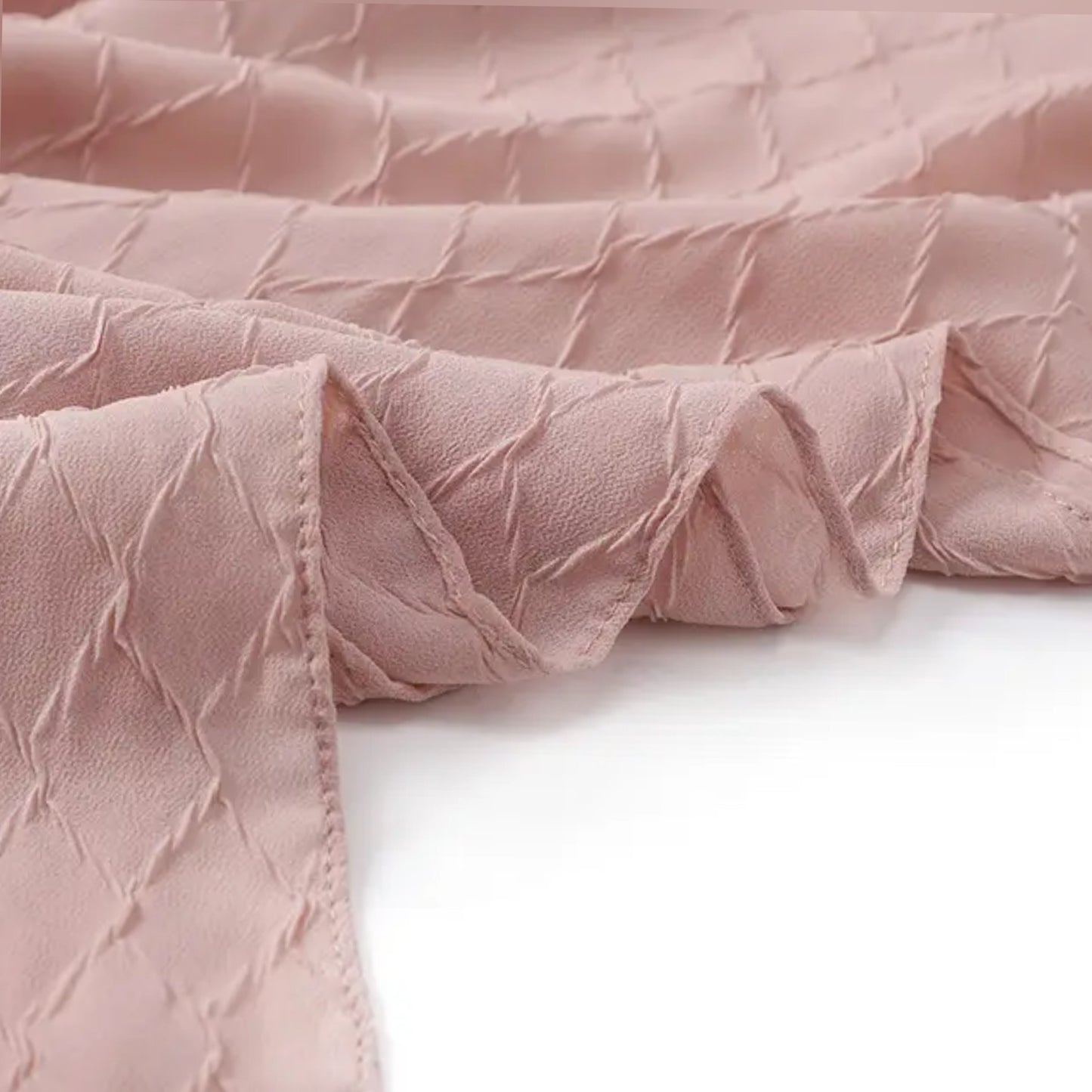 Geometric Embossed Chiffon