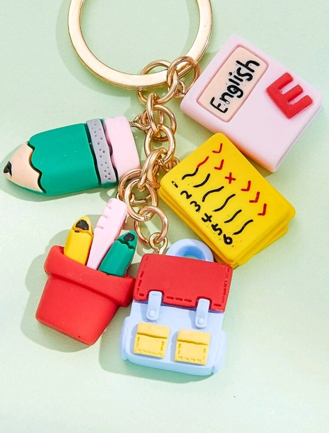 School Themed Keyring