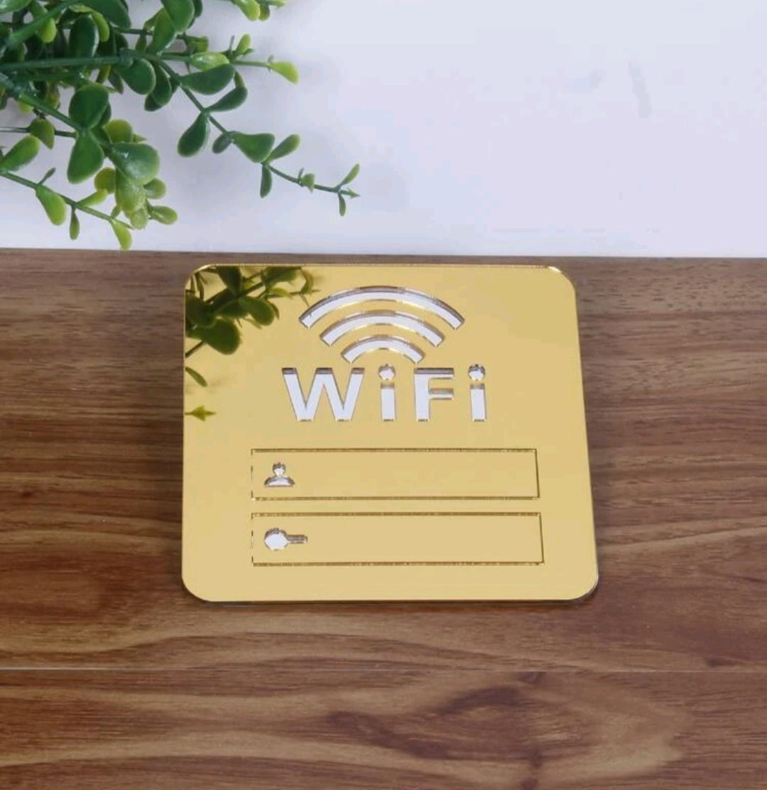 Wifi Password Sign