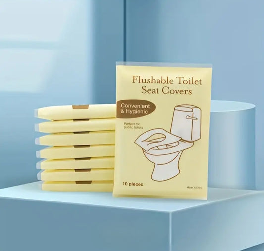 Flushable Toilet Seat Covers - 10 pack