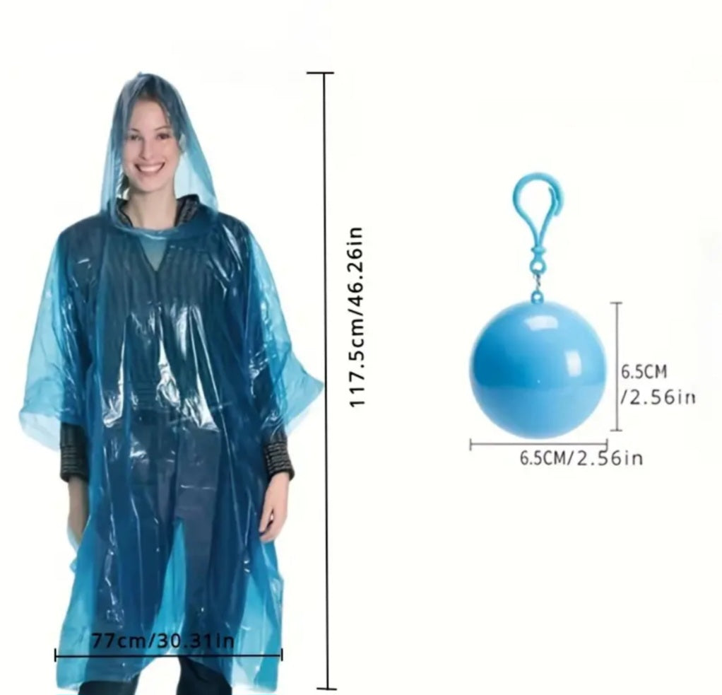 Disposable rain coat