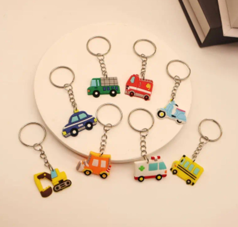 Cars Keychain set of 8