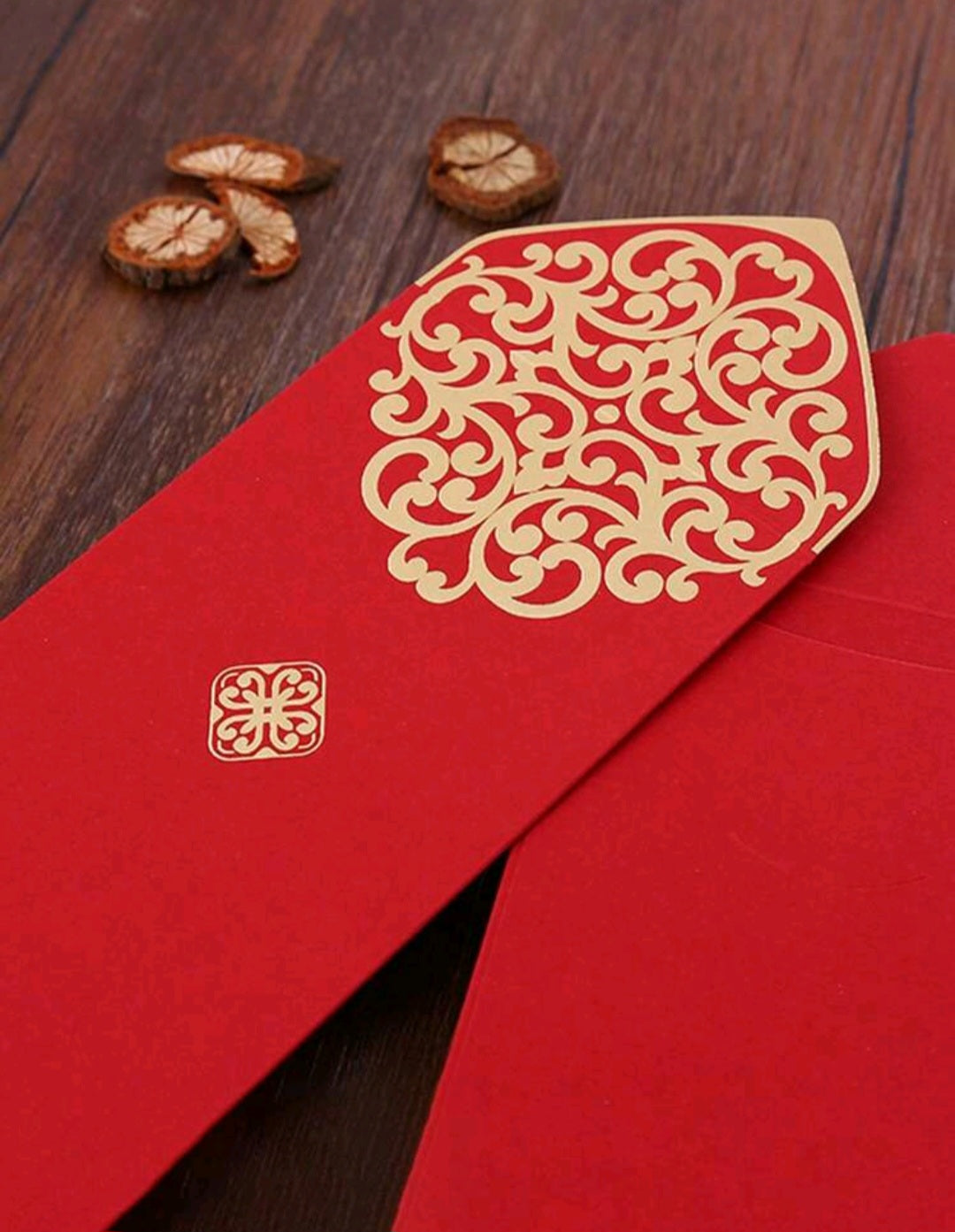 Red & Gold envelopes - pack of 10