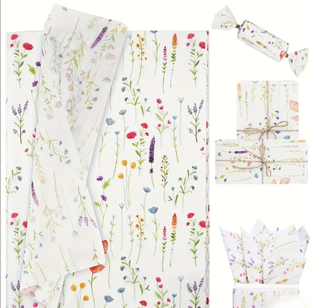 Floral Tissue Paper