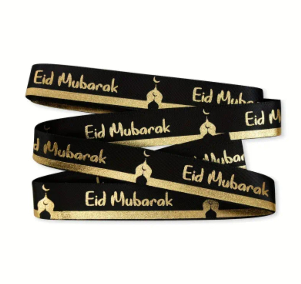 Eid Mubarak Ribbon - 2 metres