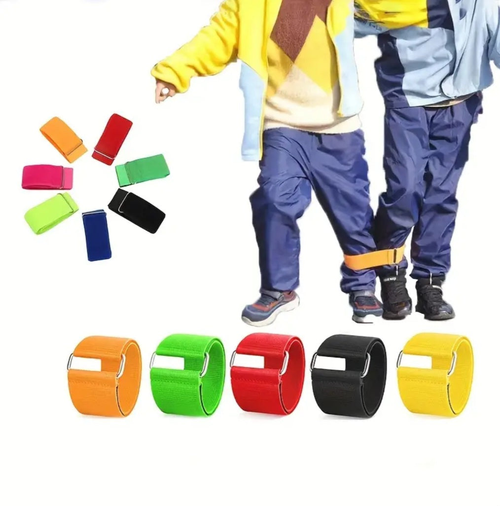 3 legged race ties -Black only 2 pieces