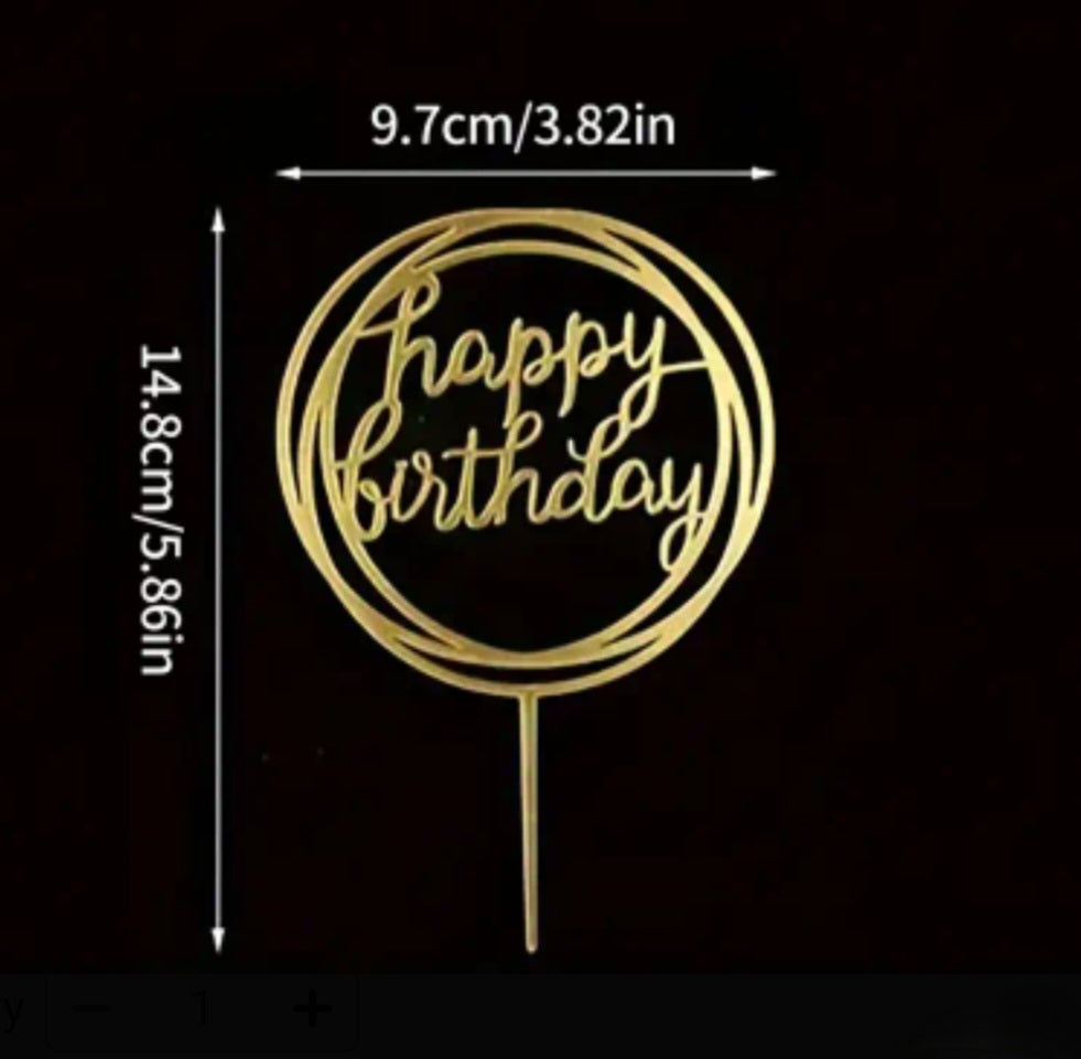 Happy Birthday Topper