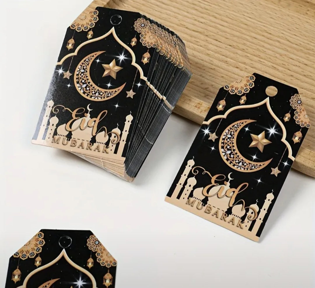 Eid Mubarak Tags - pack of 20