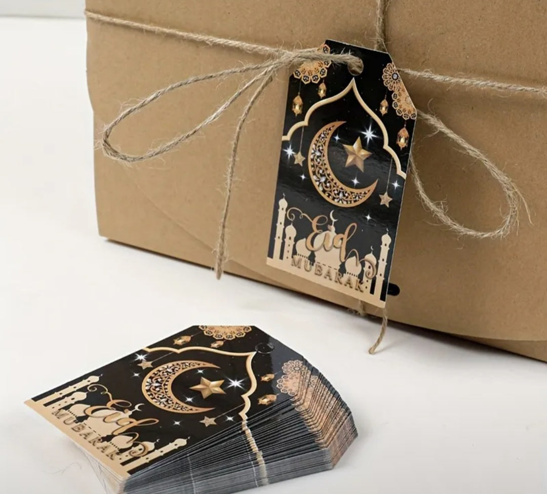 Eid Mubarak Tags - pack of 20