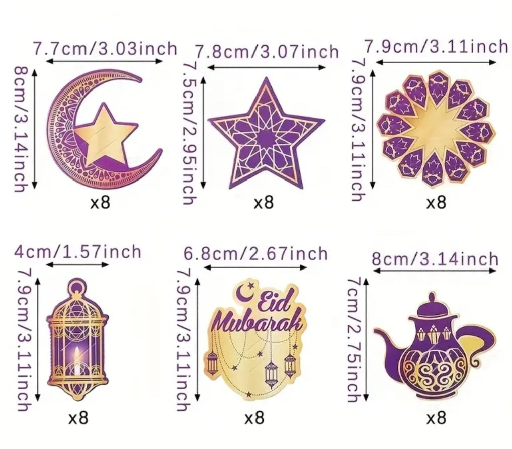 Eid lollipop holders - pack of 12
