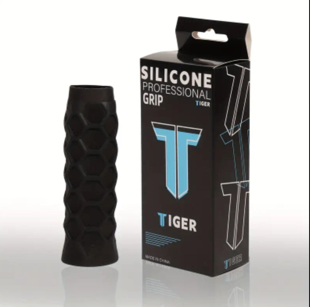 Black silicone padel grip