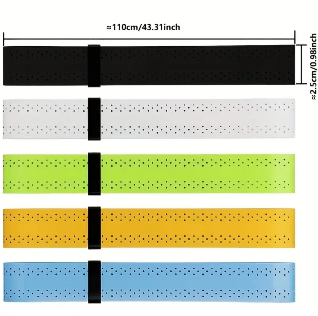Padel Bat Padded Overgrip - 1 pc: Black