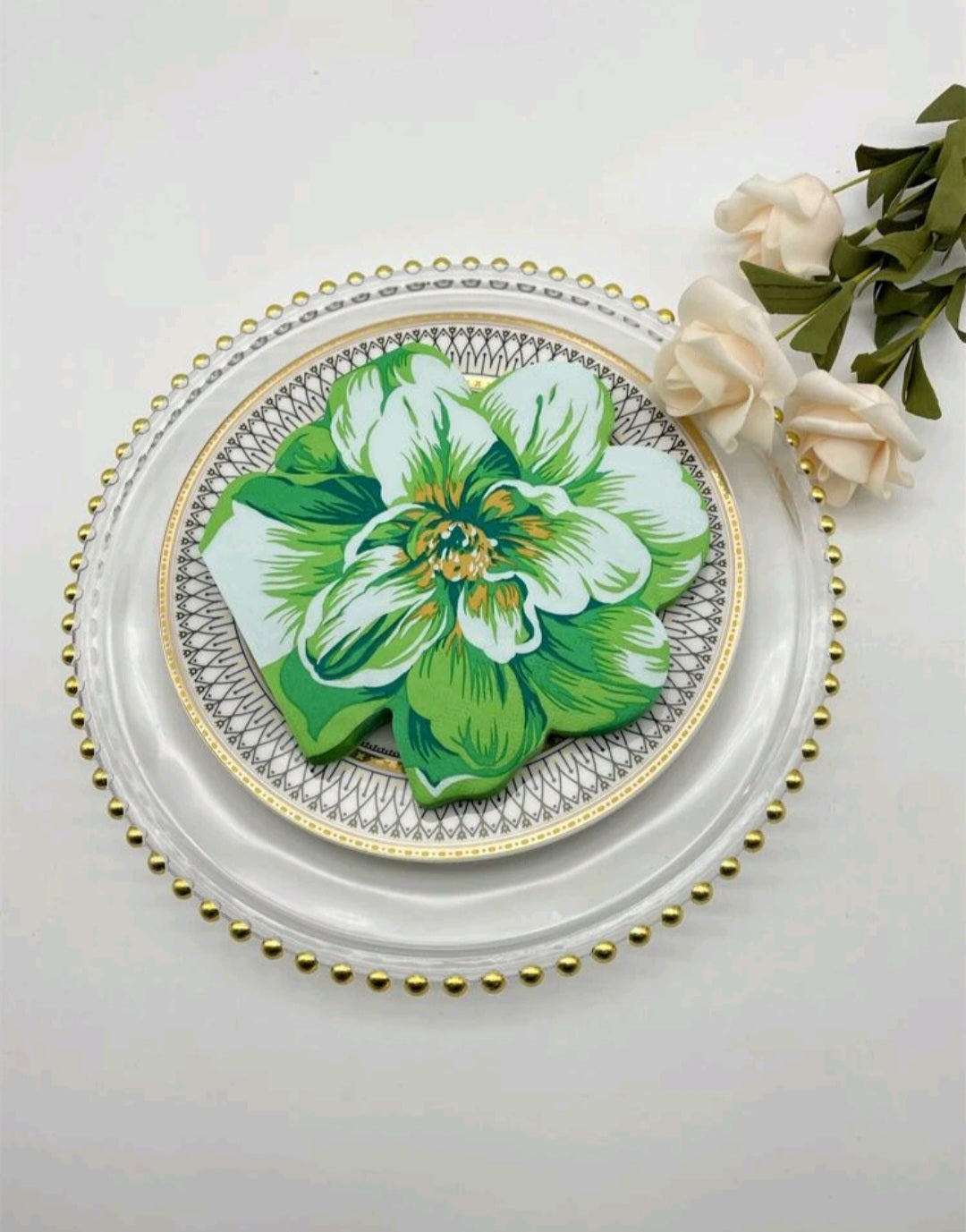 Flower Shaped Serviettes