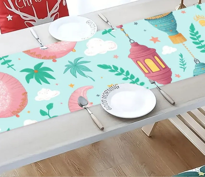 Floral Lantern Table Runner