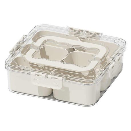 6 division snack box