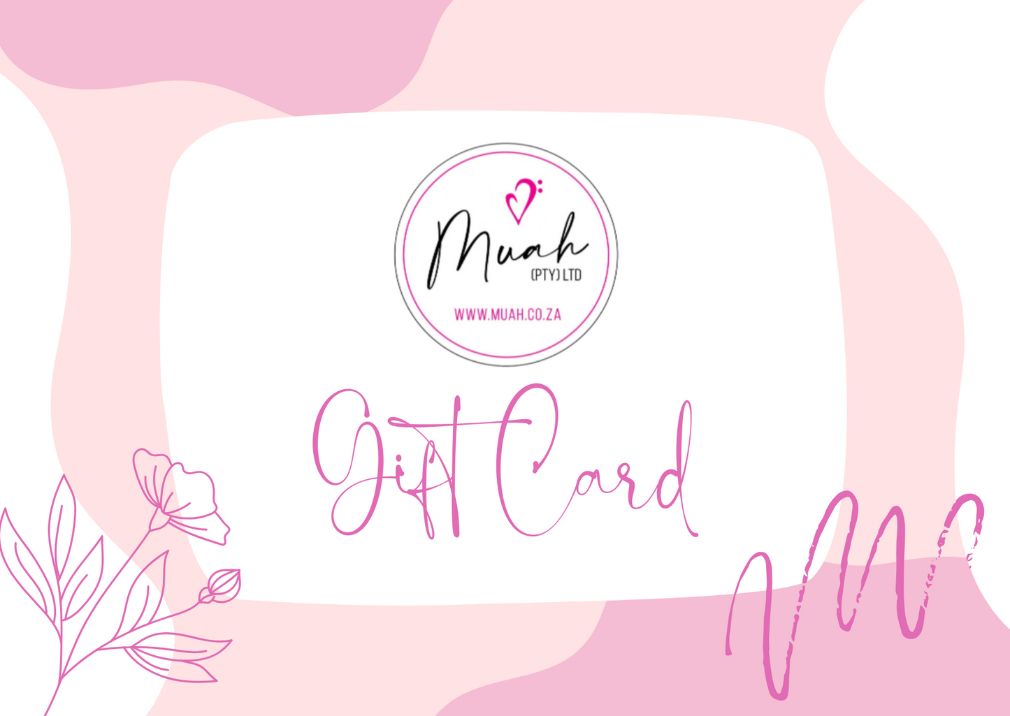 MUAH Gift Card