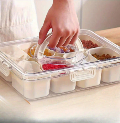 8 compartment snack box