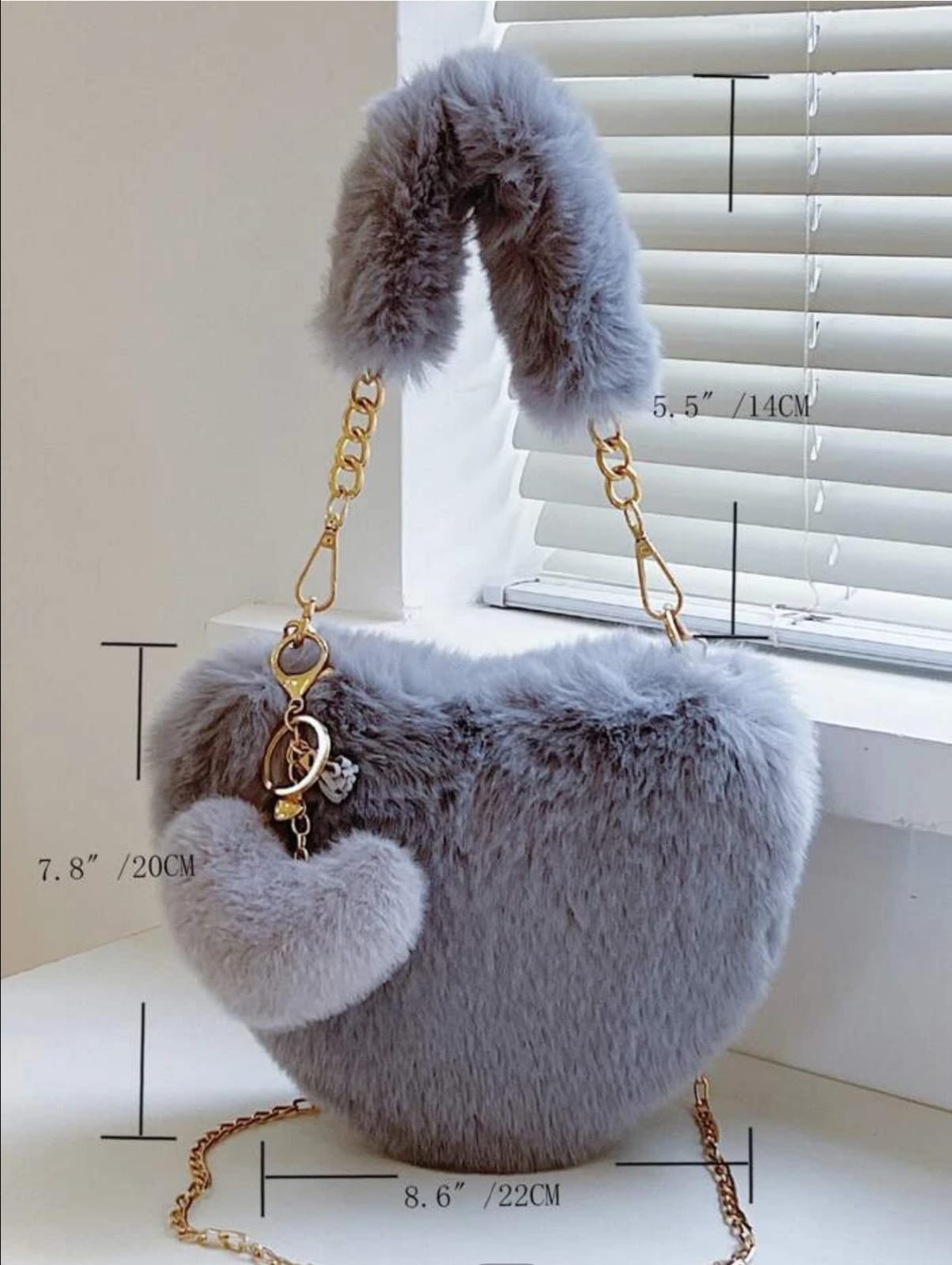 Heart Fur Bag