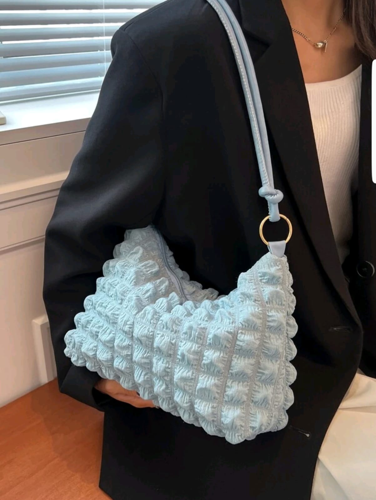 Rouched Handbag