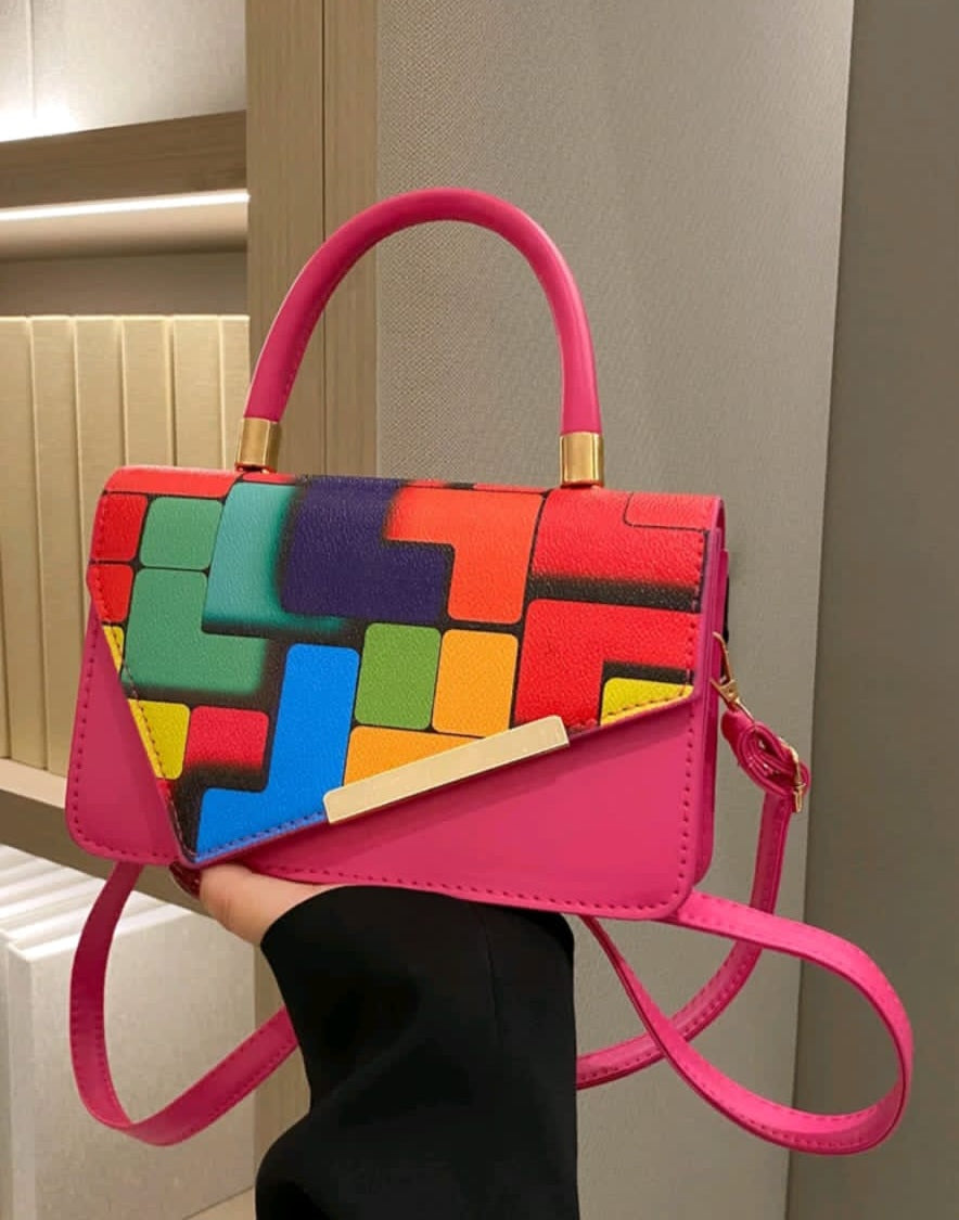 Pink colorful bag