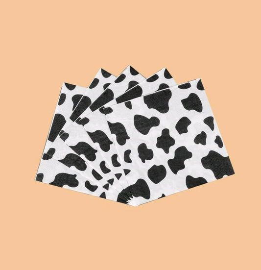 Cow Print Serviettes