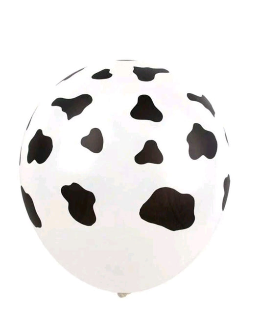 Cow Print Baloons - Pack of 10
