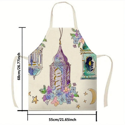 Floral Lantern Apron