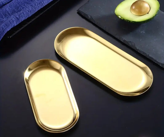 Gold Stainless Steel Tray