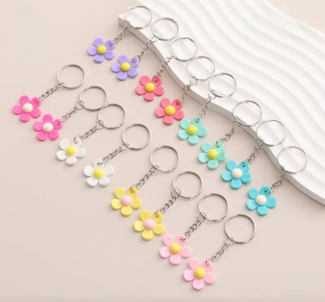 Flower Keyrings