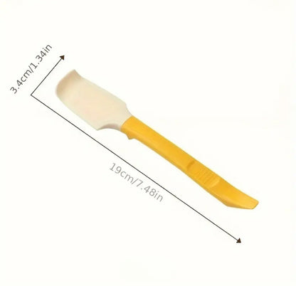 Jar Scraper Spatula Yellow