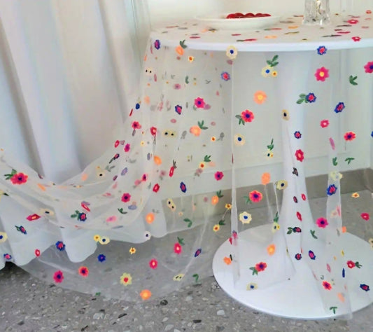 Floral Table Net