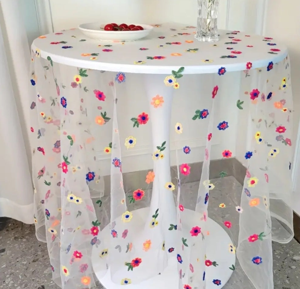 Floral Table Net