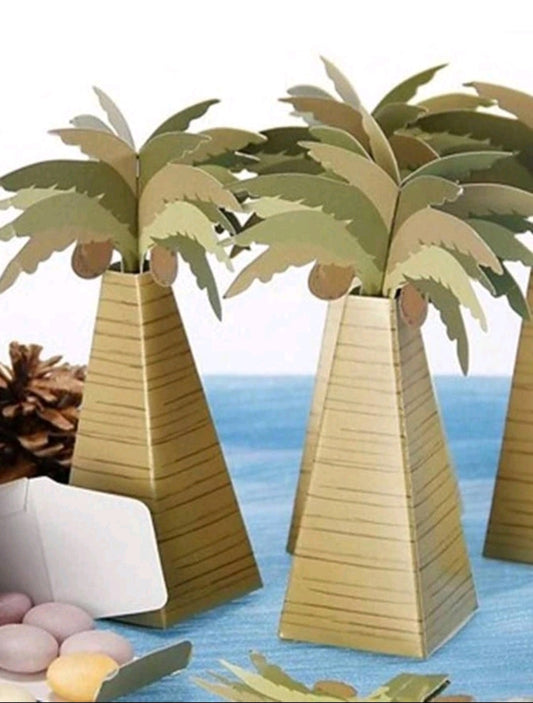 Palm Tree Box - Pack of 6