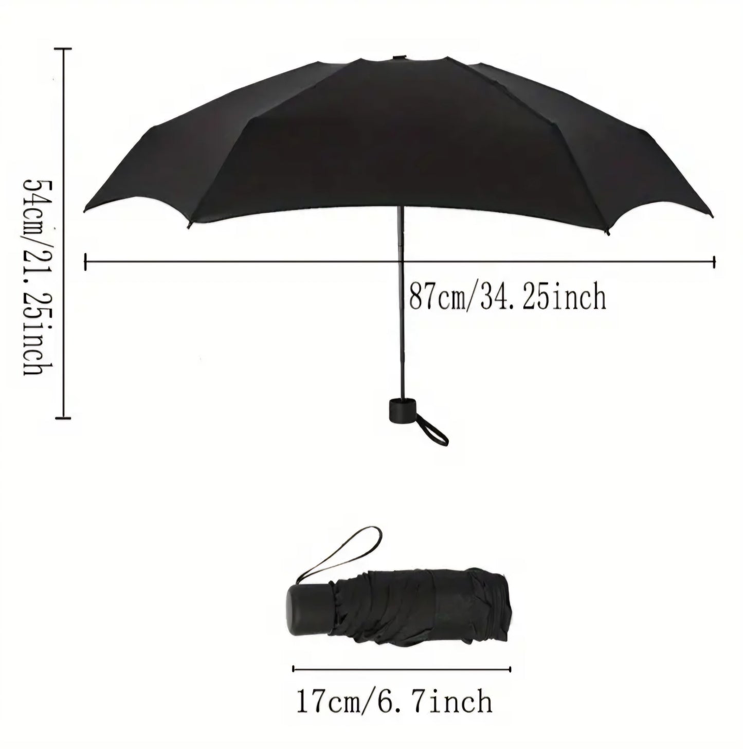 Pocket Umbrella 17cm