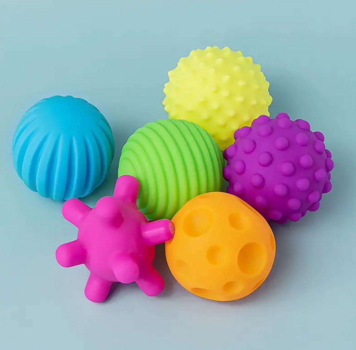 Kids Soft Rubber Toys Set of 6