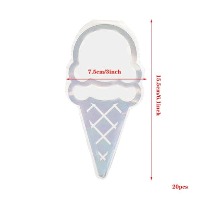 Ice Cream Shaped Serviettes - Pack of 20