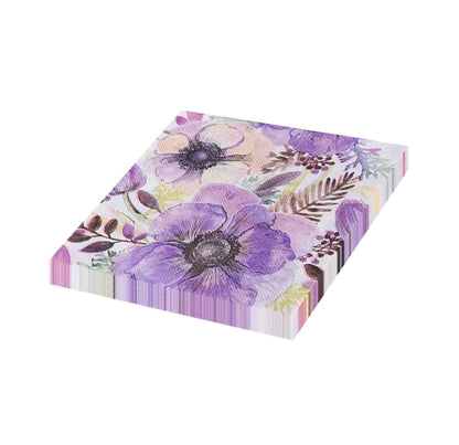 Purple Floral Serviettes - Pack of 20