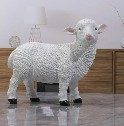 Large Sheep Figurine 30cm