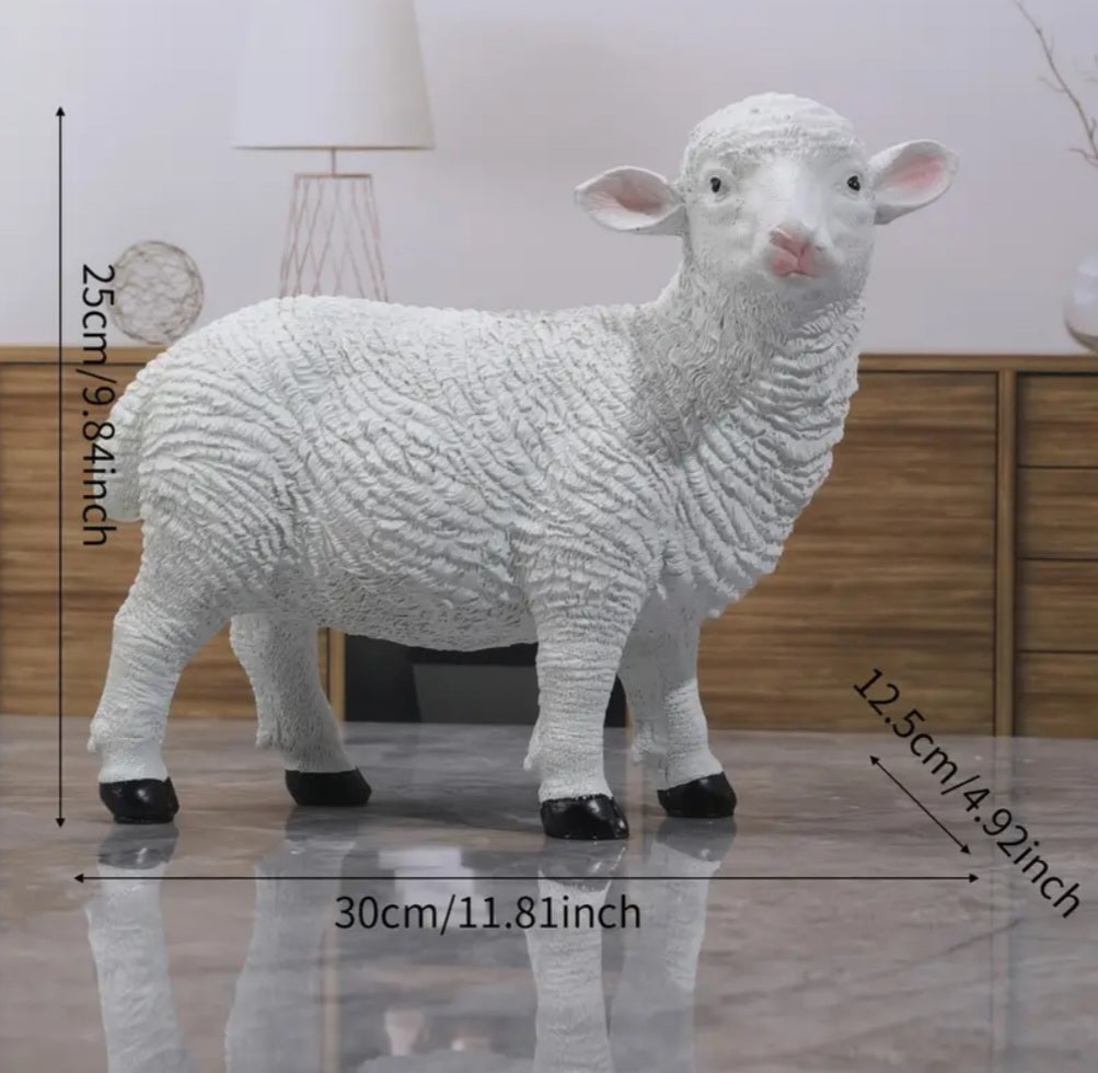 Large Sheep Figurine 30cm