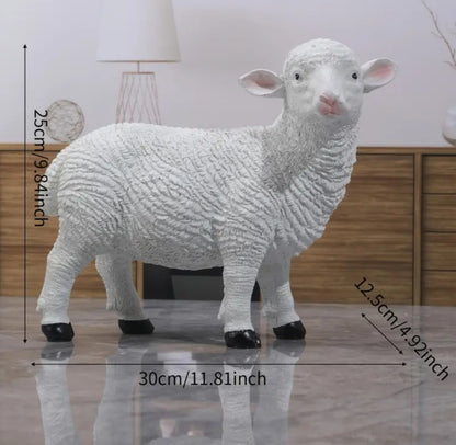 Large Sheep Figurine 30cm