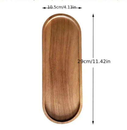 Oval Wooden Tray