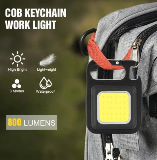 USB charging light keychain