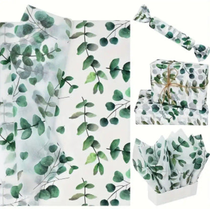 Eucalyptus Print Gift Wrap