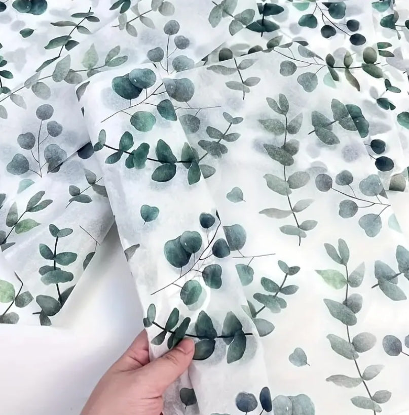 Eucalyptus Print Gift Wrap