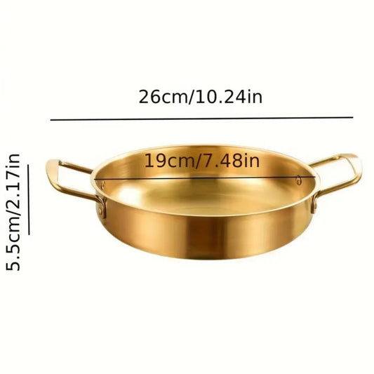 Stainless steel gold pot