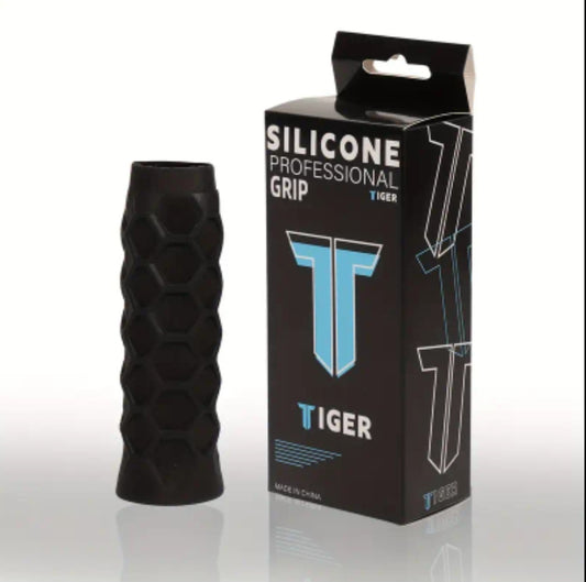 Black silicone padel grip